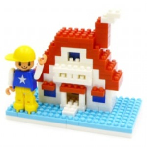 KAWADA NANOBLOCK 積木 新房屋 (ML-